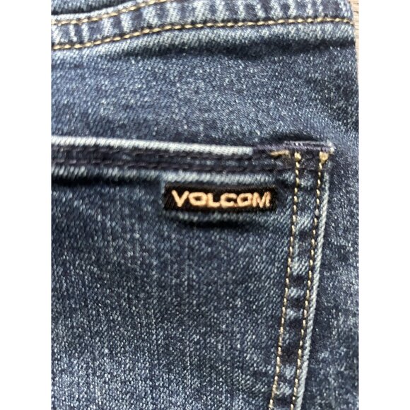 Volcom Vorta Slim Straight Jeans Men's Size 29 X 30L Dark Wash - Picture 9 of 11